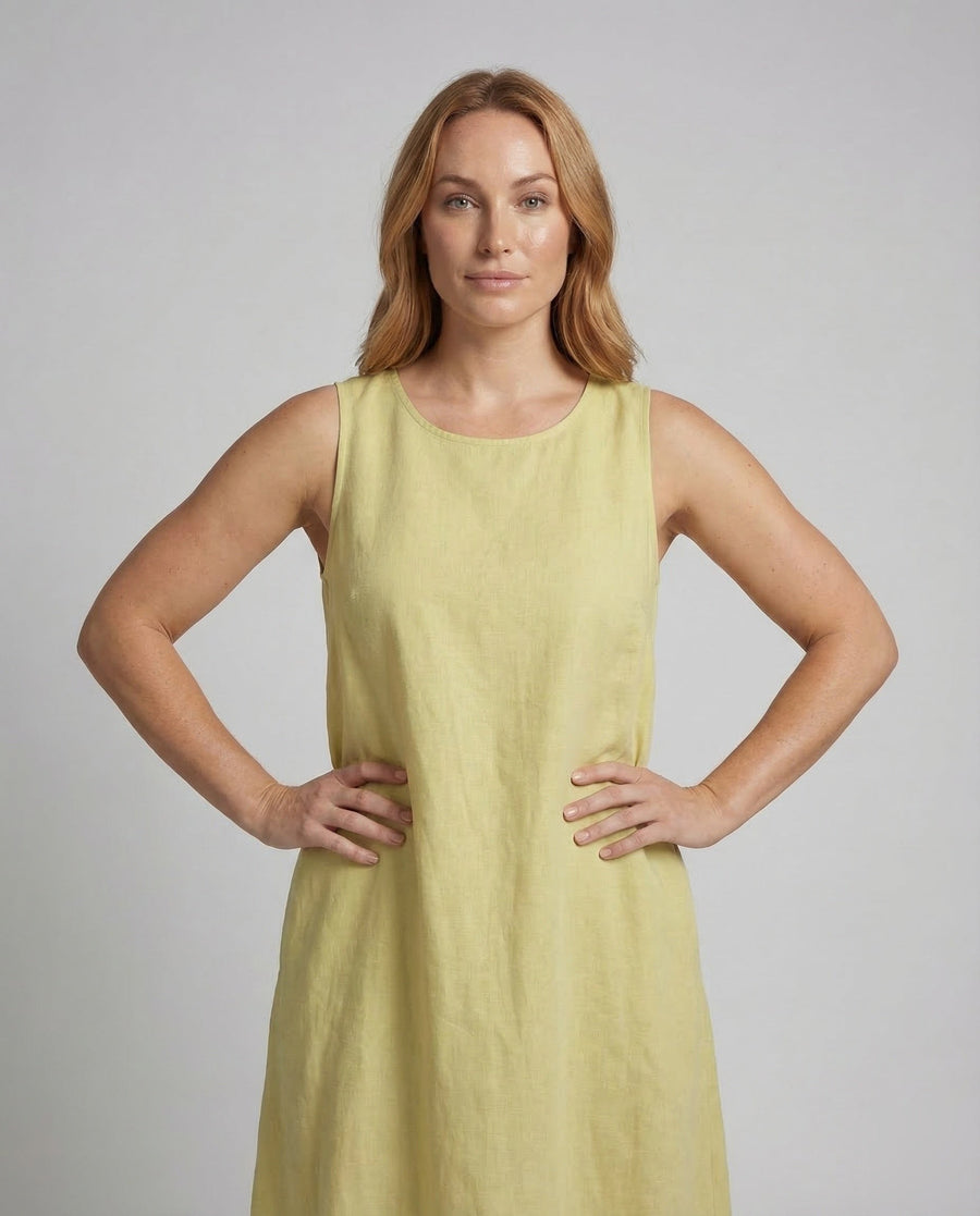 Evelina Linen Dress