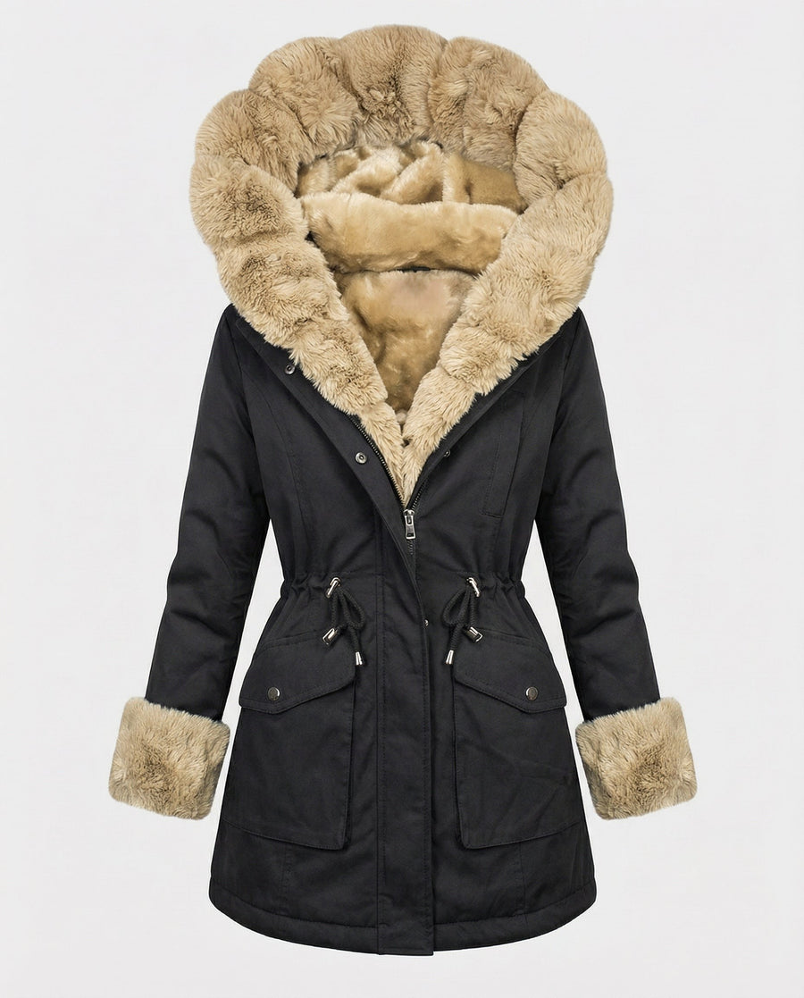 Evelina Warm Jacket in Black