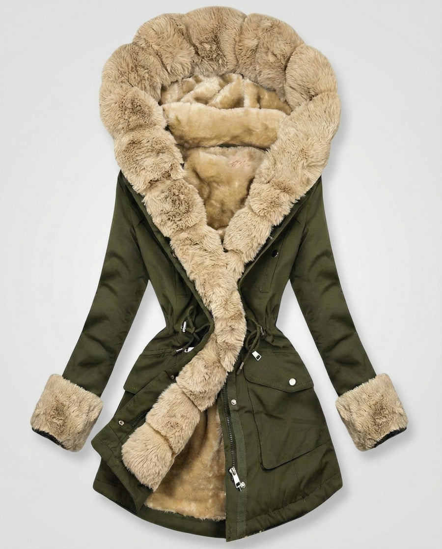 Evelina Warm Jacket in Green