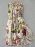 Evelina Women's Floral Print Midi Dress