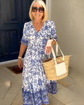 Evelyne Elegant Floral Dress