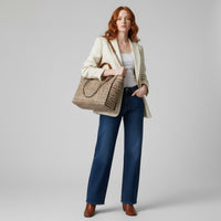 Evelynn Everyday Tote in Sienna Brown