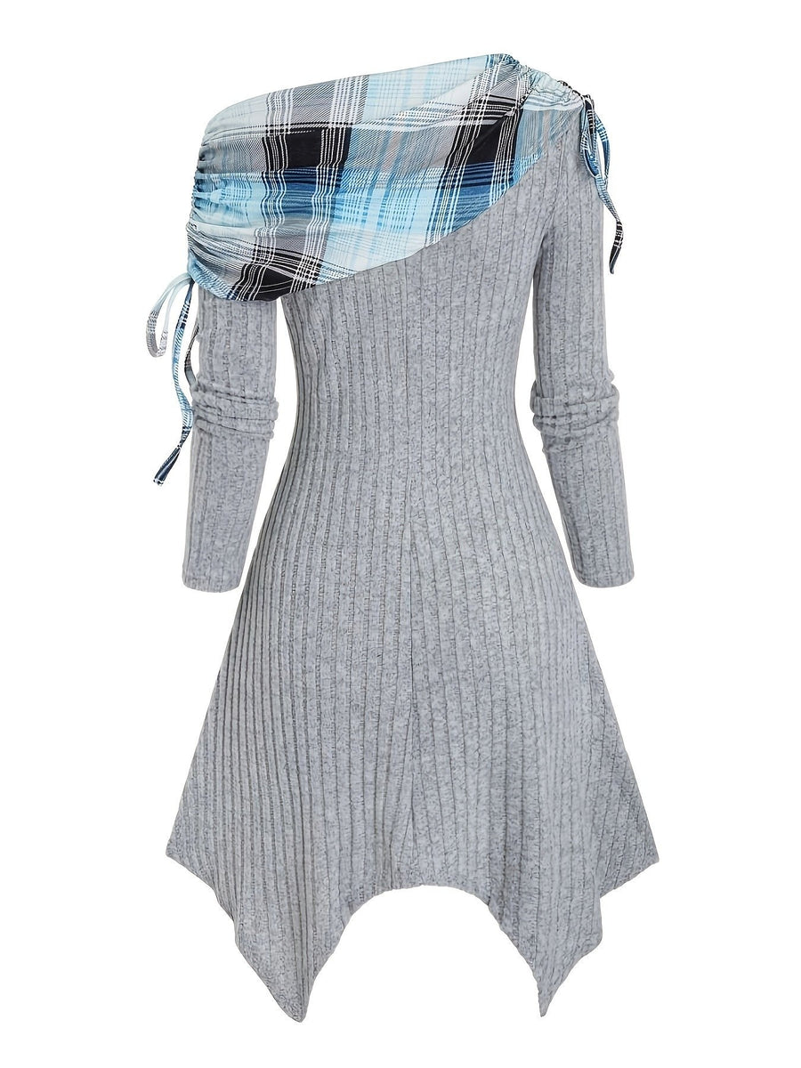 Evelyn™ Vintage Dress in Light Grey