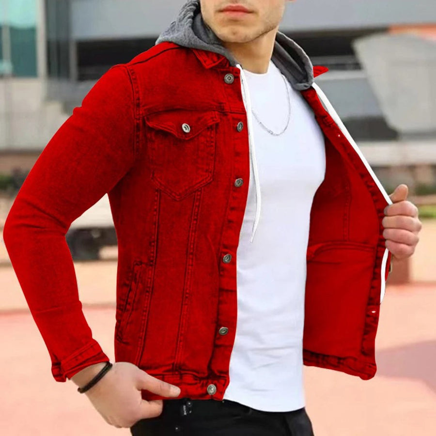 Everett Denim Shirt with Hood