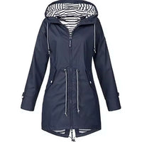 Everett Elegant Coat with Hood in Red