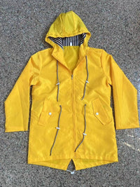 Everett Elegant Coat with Hood in Red