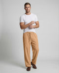 Everett Linen Trousers with Elastic Waist