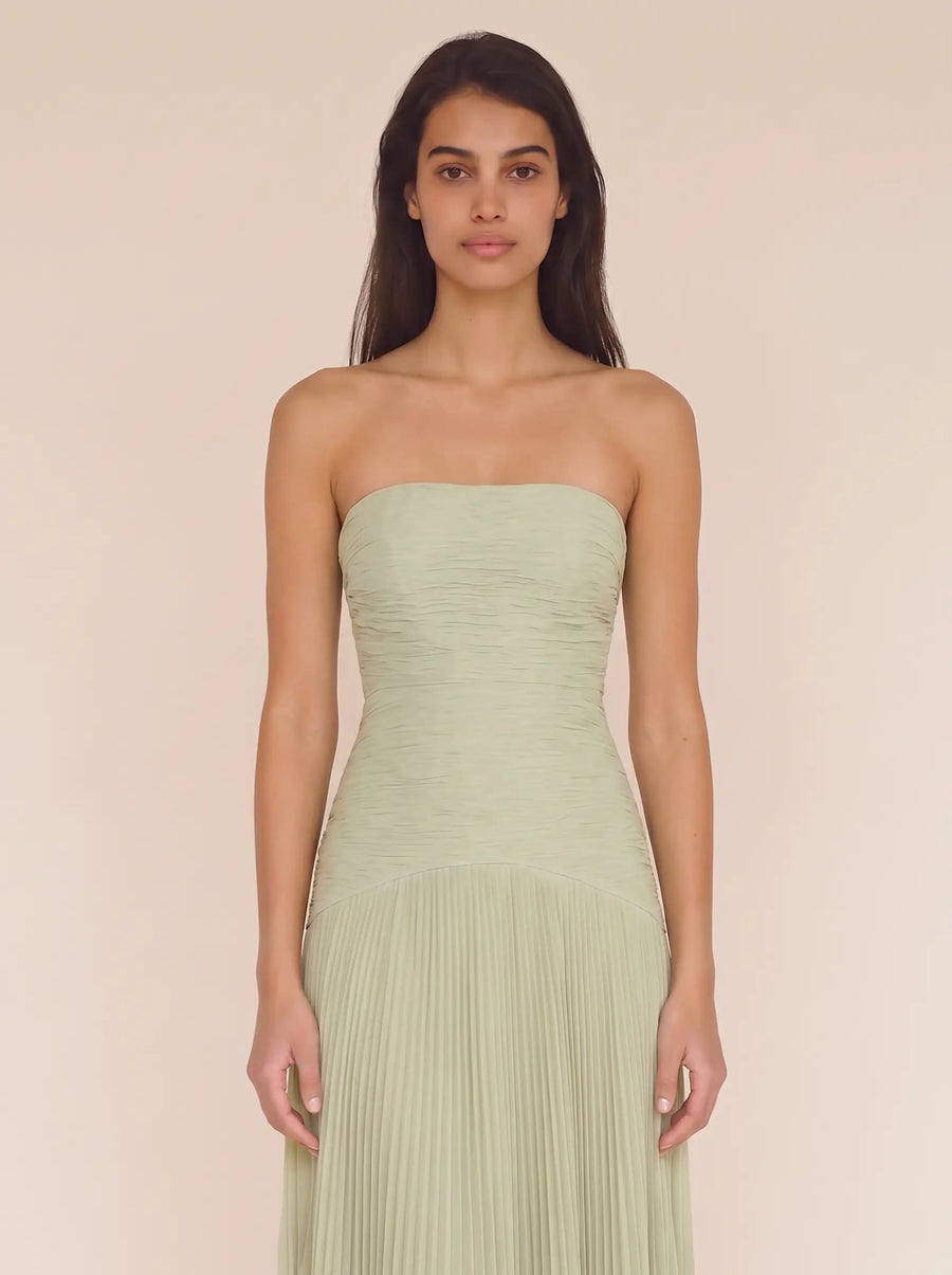 EVI MAXI DRESS Sage Green 2