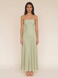 EVI MAXI DRESS Sage Green 1