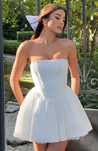Ariana Mini Dress – Ivory