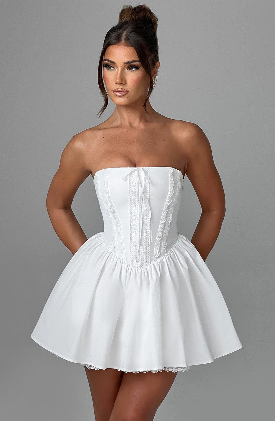 Ariana Mini Dress – Ivory