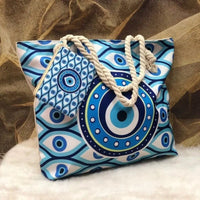 Evil Eye Escape Bag in Aegean Eye