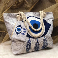 Evil Eye Escape Bag in Feathered Vision