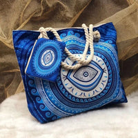 Evil Eye Escape Bag in Indigo Aura