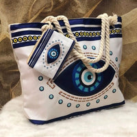 Evil Eye Escape Bag in Mystic Tides