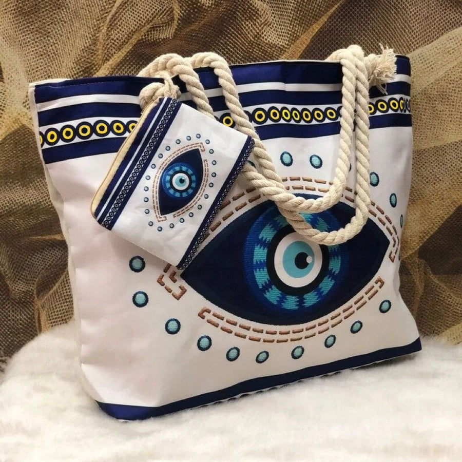 Evil Eye Escape Bag in Mystic Tides