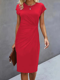 Katie | Women's Classic Short Sleeve Bodycon Dress