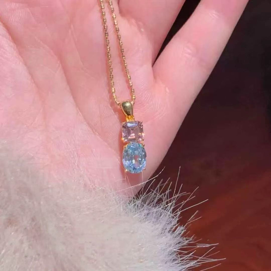 Blue&Pink Necklace