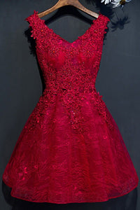 [$118.00] Short a Line Reception Party Dress Sleeveless #MYX18088 GemGrace.com