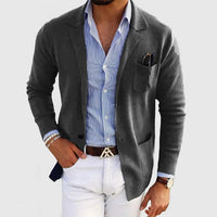Fabian Blazer with Pockets in Dark Grey