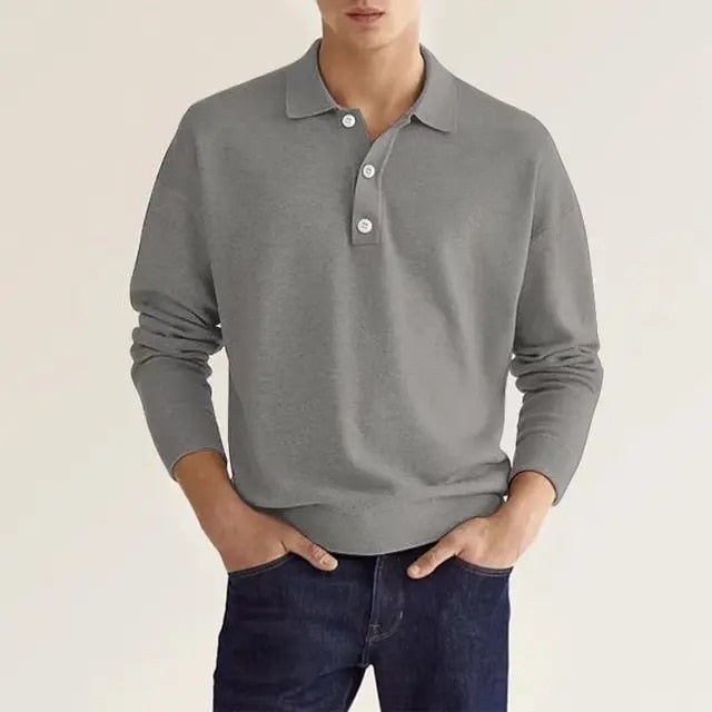 Fabian Casual Sweater in Grey