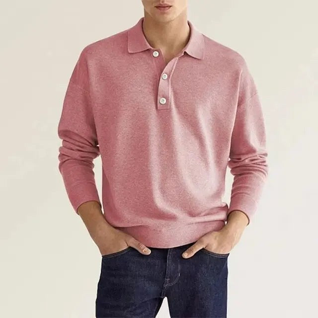 Fabian Casual Sweater in Pink
