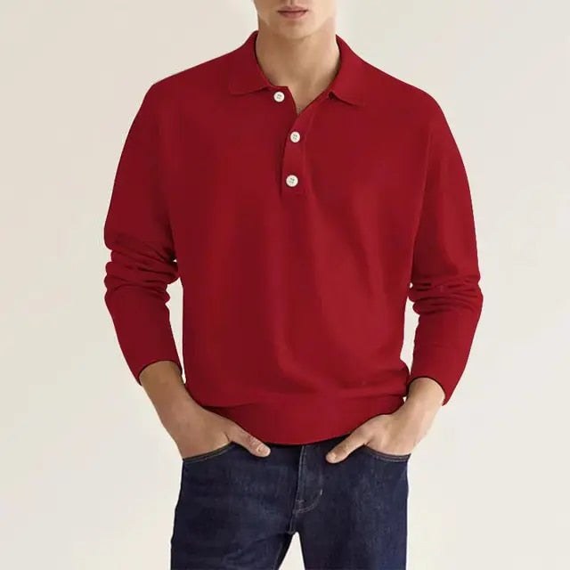 Fabian Casual Sweater in Red