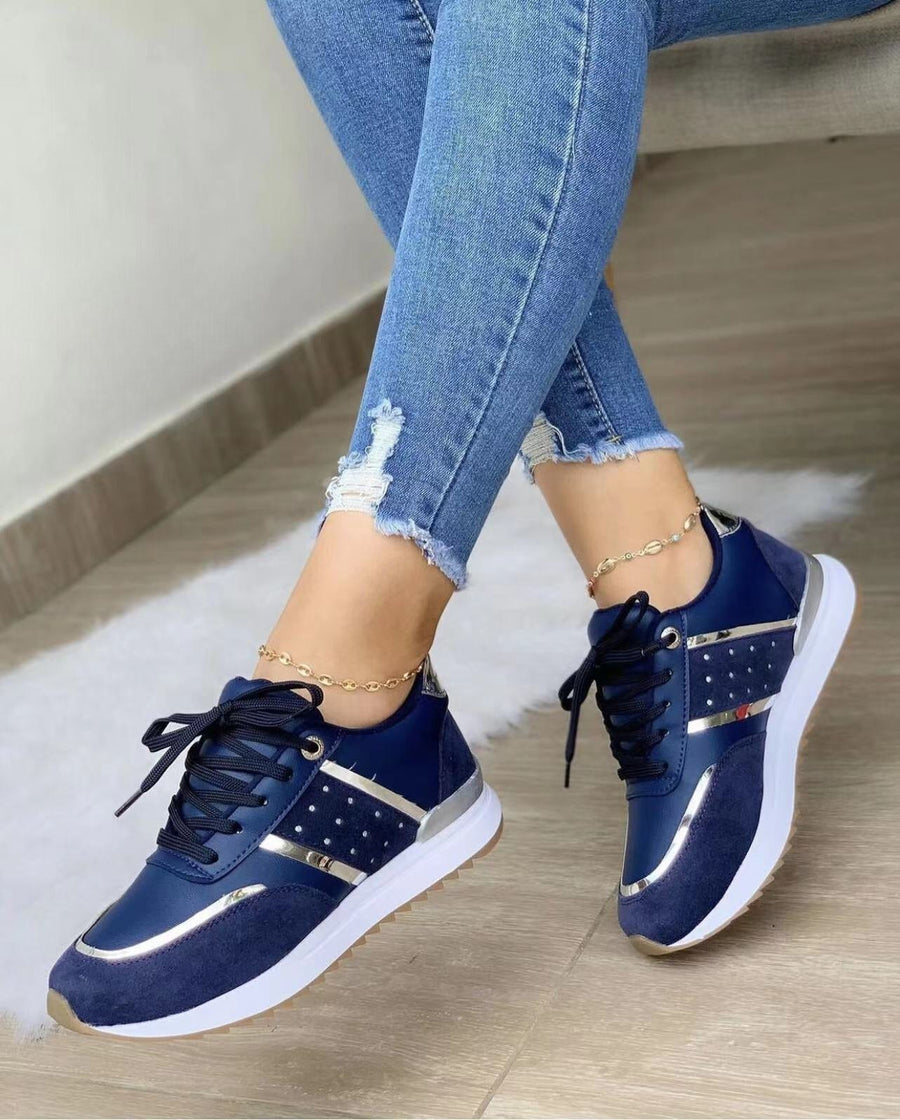 Fabian Comfortable Sneakers in Blue