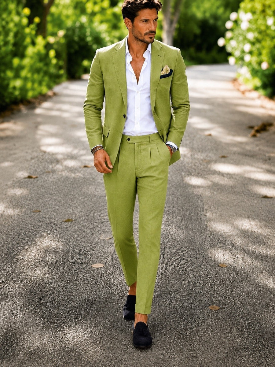 Fabian Trousers in Light Green