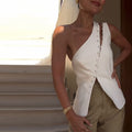 Fabienne Blouse with Button Front