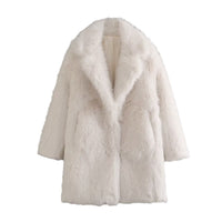 Fabienne Elegant Coat in Beige