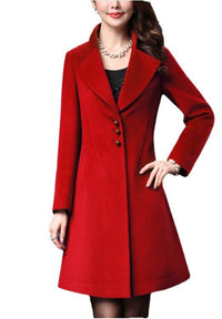 Fabienne Elegant Coat with Fitted