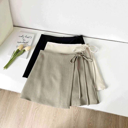 Fabienne Elegant Linen Skirt