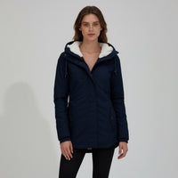 Fabienne Jacket with Hood in Navy