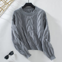 Fabienne Knit Sweater in Grey