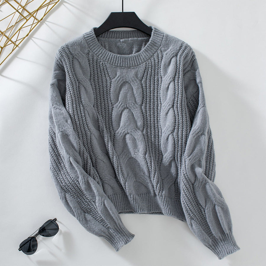 Fabienne Knit Sweater in Grey