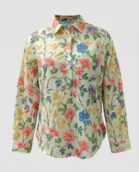 Fabienne Linen Blouse in Yellow