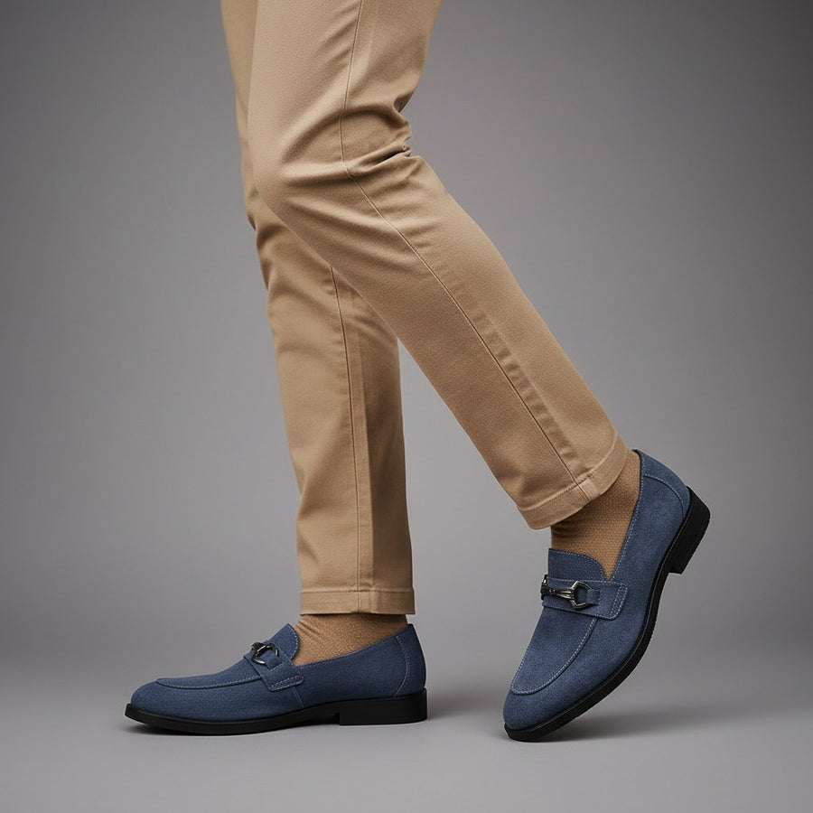 Fairmont Horsebit Moc Loafer in Royal Blue