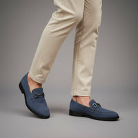 Fairmont Horsebit Moc Loafer in Royal Blue