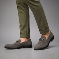 Fairmont Horsebit Moc Loafer in Slate Gray