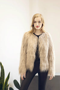 Farah Elegant Jacket in Light Khaki