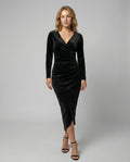 Farah Elegant Velvet Dress