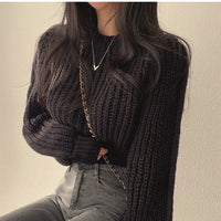 Farah Knit Sweater in Black
