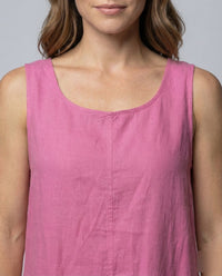 Farah Linen Maxi Dress