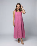 Farah Linen Maxi Dress