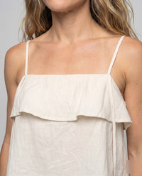Faye Airy Linen Blend Trousers