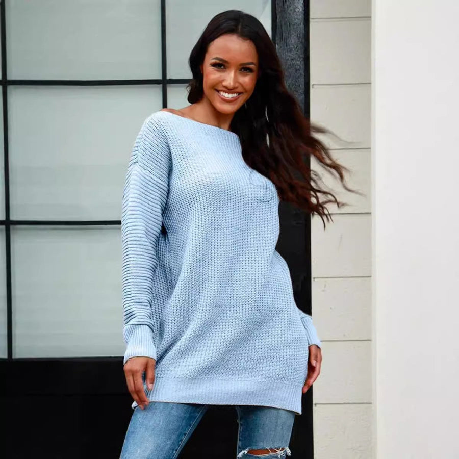 Faye Casual Knit Sweater