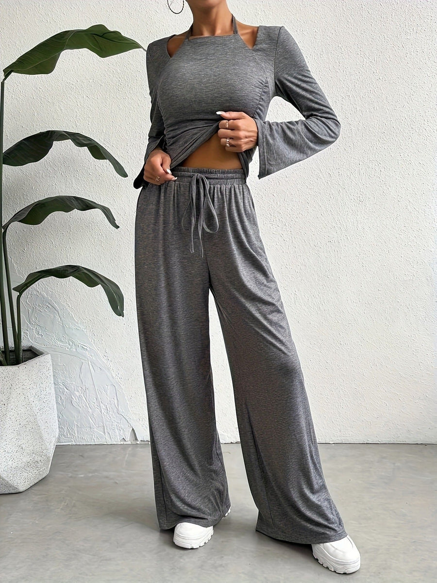 Faye Elegant Set in Grey