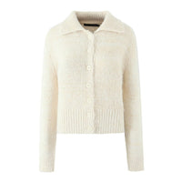 Faye Knit Shorts in Beige