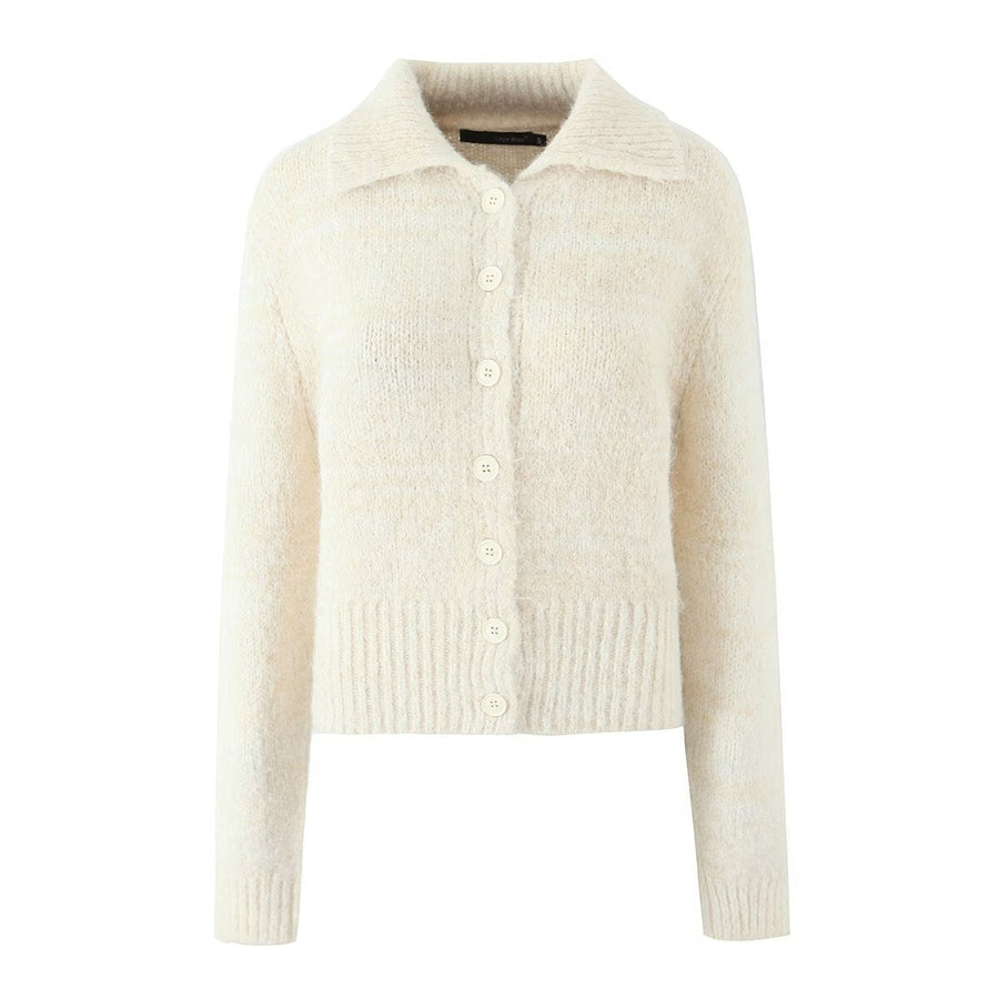 Faye Knit Shorts in Beige